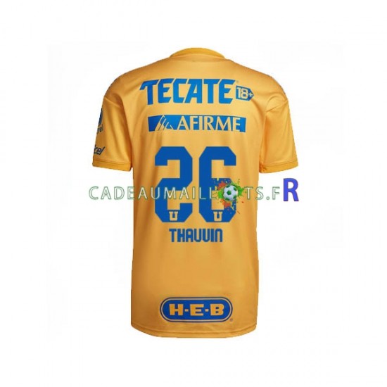 Tigres UANL Maillot avec flocage Florian Thauvin 26 Domicile 2022-2023 ,Homme MC