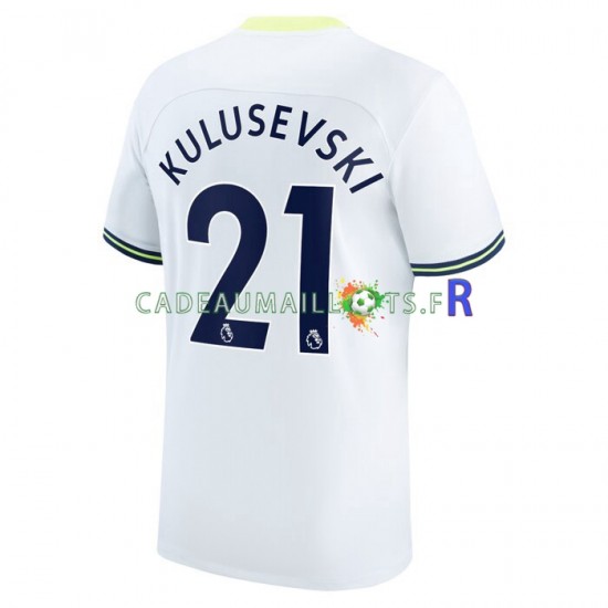 Tottenham Hotspur Maillot avec flocage Dejan Kulusevski 21 Domicile 2022-2023 ,Homme MC