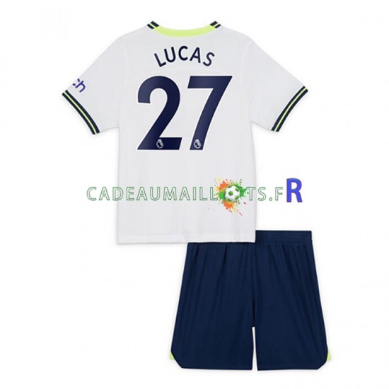 Tottenham Hotspur Maillot avec flocage Lucas Moura 27 Domicile 2022-2023 ,Tenue Enfant MC