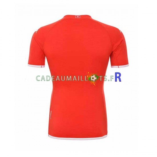 Tunisie Maillot avec flocage Domicile Coupe du Monde 2022 ,Homme MC