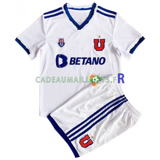 Universidad de Chile Maillot avec flocage Extérieur 2022 ,Tenue Enfant MC