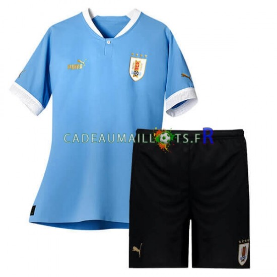 Uruguay Maillot avec flocage Domicile 2022 ,Tenue Enfant MC