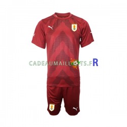 Uruguay Maillot avec flocage Gardien Domicile Coupe du Monde 2022 ,Tenue Enfant MC