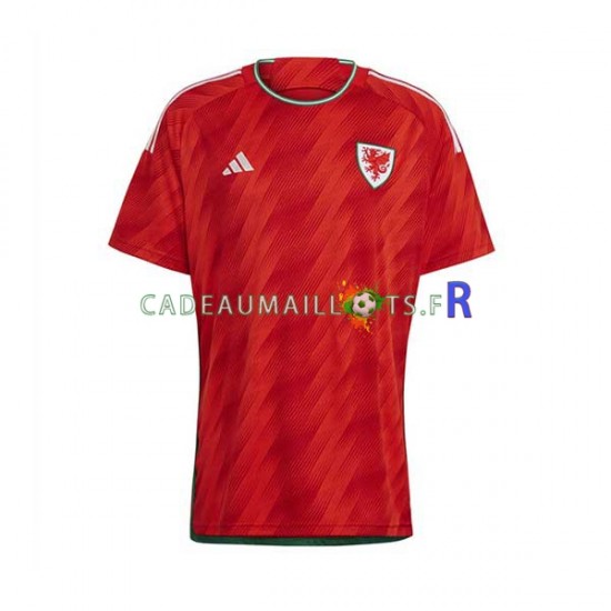 Pays de Galles Maillot avec flocage Domicile Coupe du Monde 2022 ,Homme MC