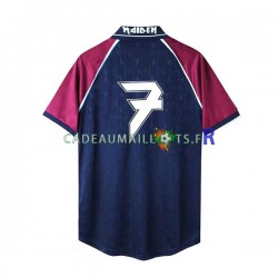 West Ham United Maillot avec flocage Iron Maiden Rétro Domicile 2002 ,Homme MC