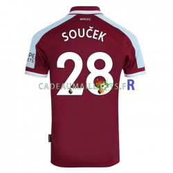 West Ham United Maillot avec flocage Tomas Soucek 28 Domicile 2021-2022 ,Homme MC